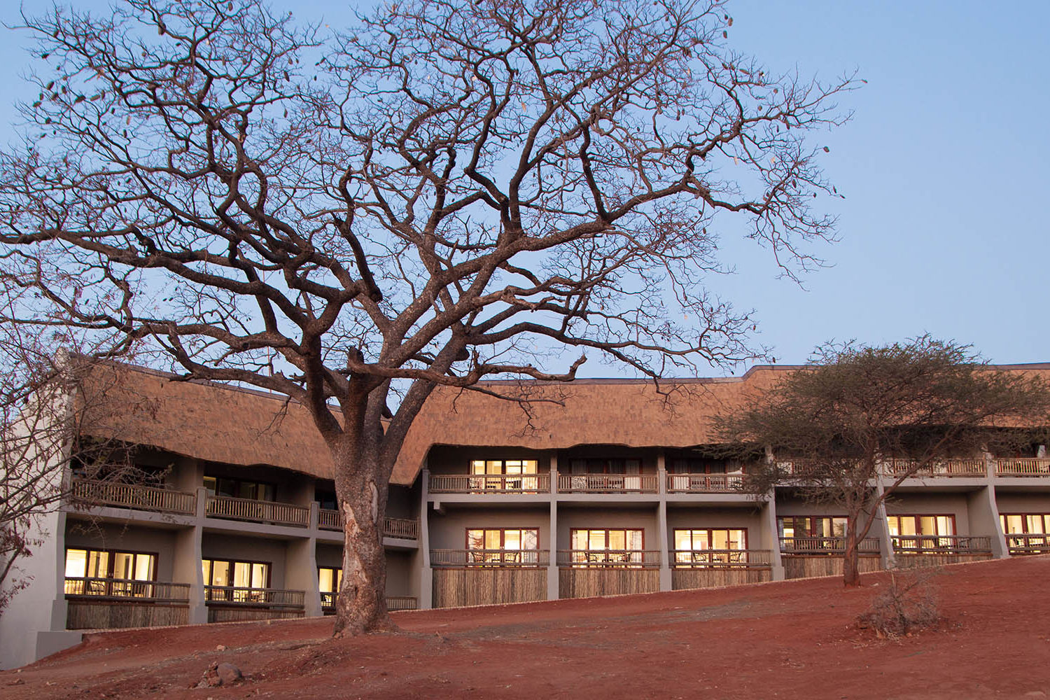 chobe bush lodge botswana-lodges-chobe-national-park-exterior-evening